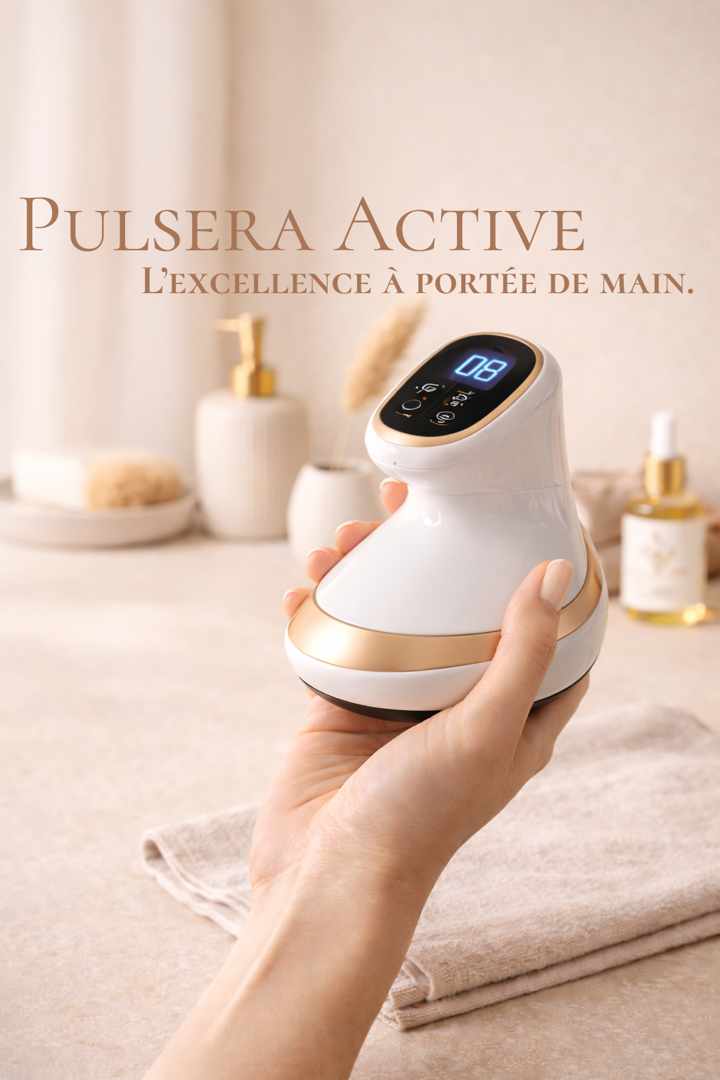 Pulsera Active - Masseur ventouse électrique pour cellulite résistante