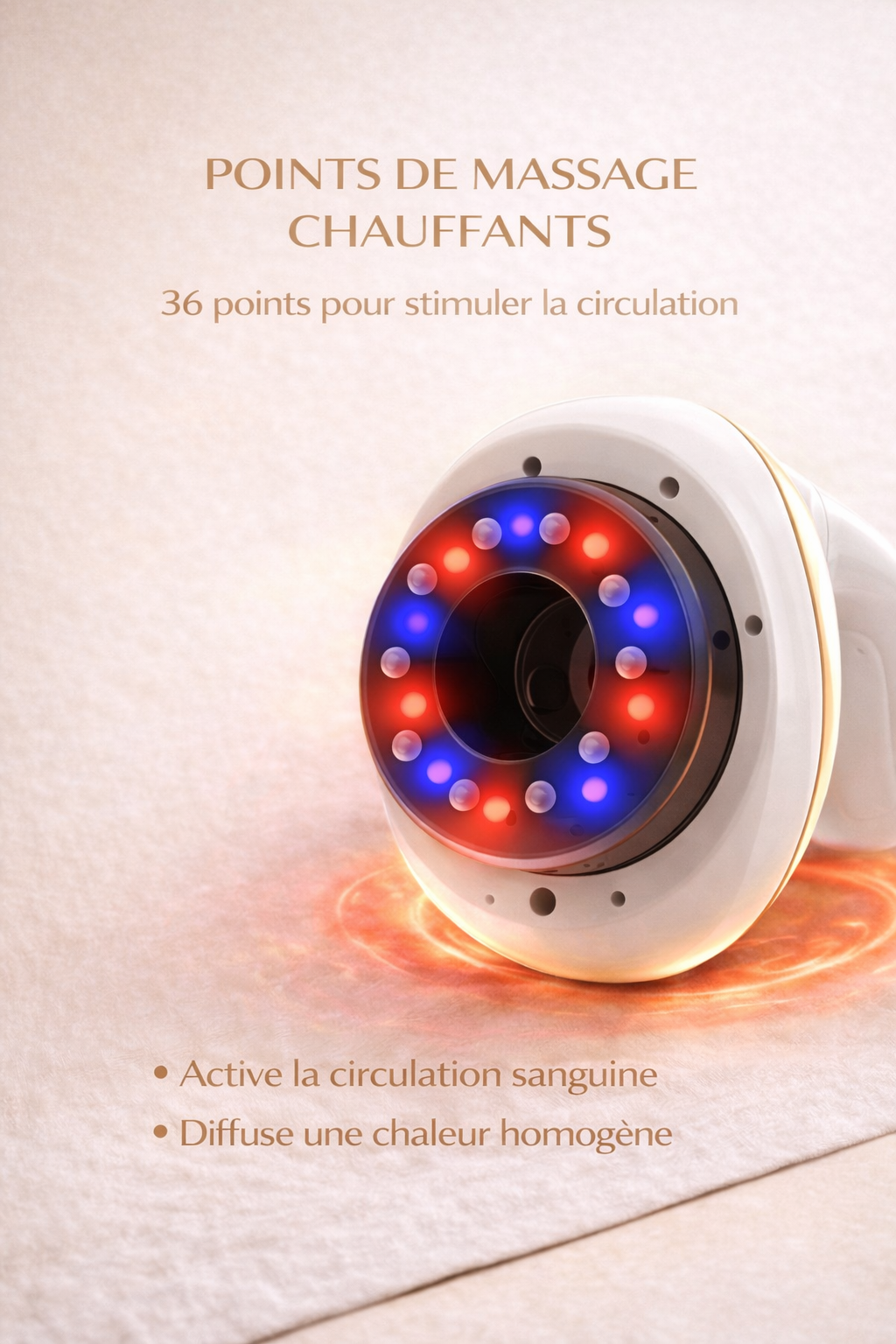 Pulsera Active - Masseur ventouse électrique pour cellulite résistante