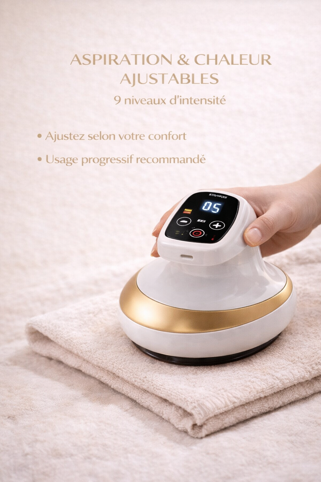 Pulsera Active - Masseur ventouse électrique pour cellulite résistante